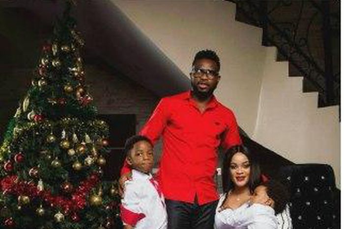 Joseph Yobo and his family Christmas photo