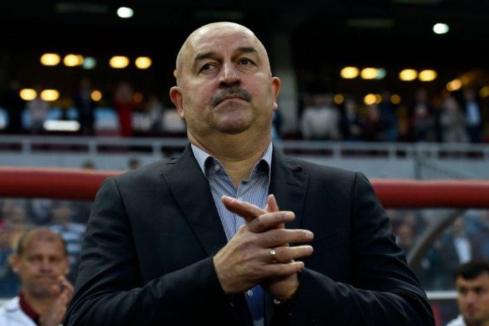 Russia's head football coach Stanislav Cherchesov, seen in September 2016, saw his second win in five matches since taking over in August during the team's friendly with Romania November 15, 2016