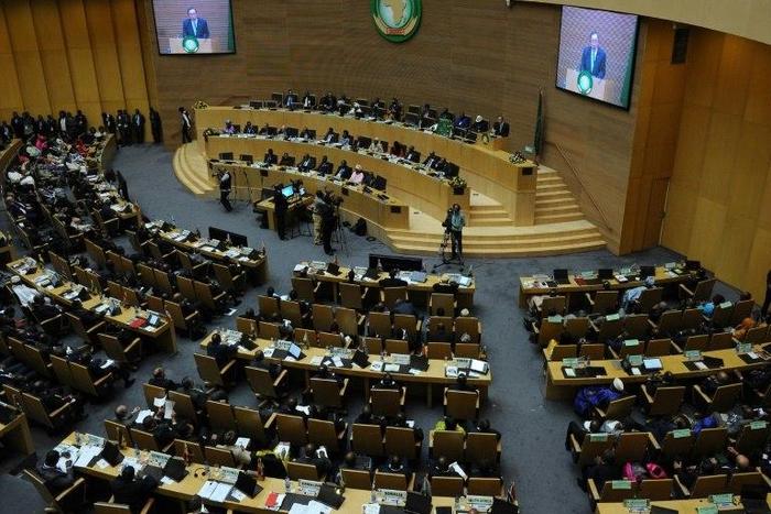 UN Secretary General, Ban ki-Moon addresses at the 26th presidential summit of the African Union in Addis Ababa on January 30, 2016