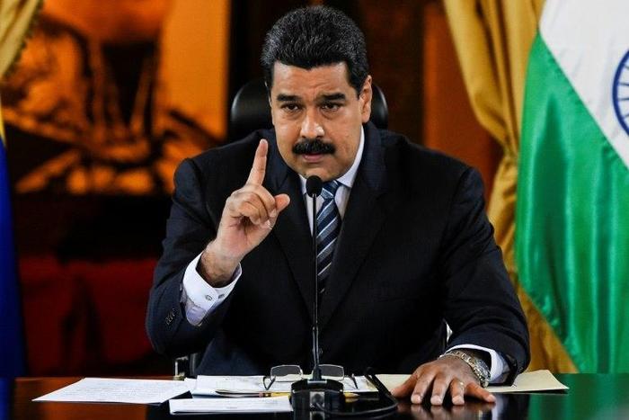 Condeming a massacre by soldiers was only the second time the coalition of Venezuelan President Nicolas Maduro, seen November 4, 2016, and the opposition Democratic Unity Roundtable have unanimously adopted a piece of legislation since the last year