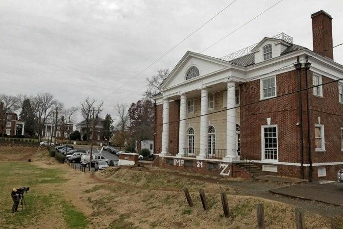 The Phi Kappa Psi fraternity house on the University of Virginia campus in Charlottesville, Virginia