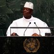Al Hadji Yahya Jammeh, President of the Republic of the Gambia, addresses the 69th United Nations General Assembly at the U.N. headquarters in New York September 25, 2014.            REUTERS/Lucas Jackson