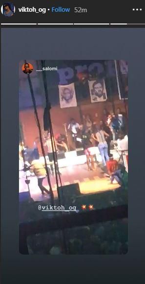 viktoh still went ahead to perform at a concert after the police incident