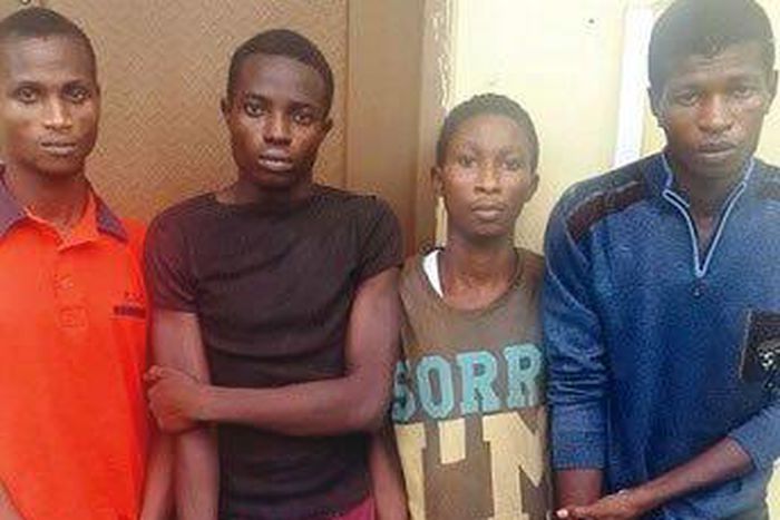 A group of kidnappers.