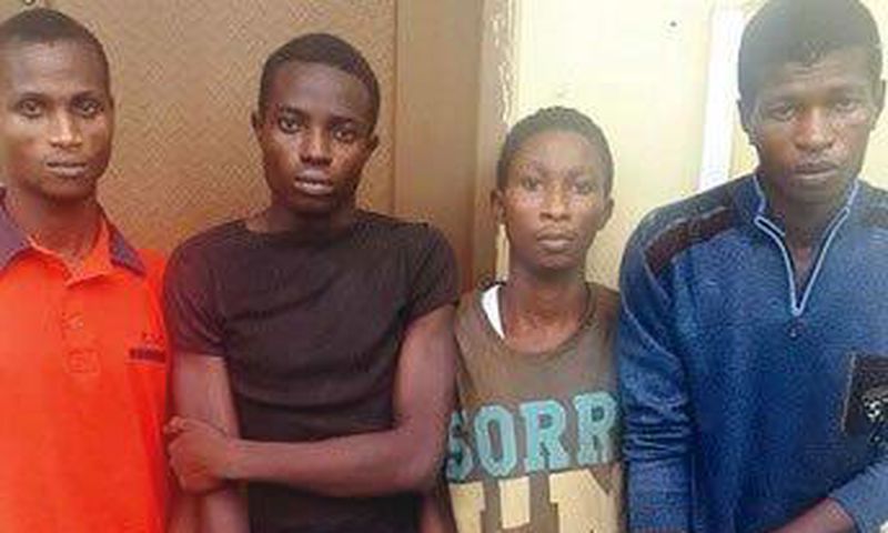 A group of kidnappers.