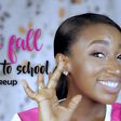 Soft fall back to school makeup