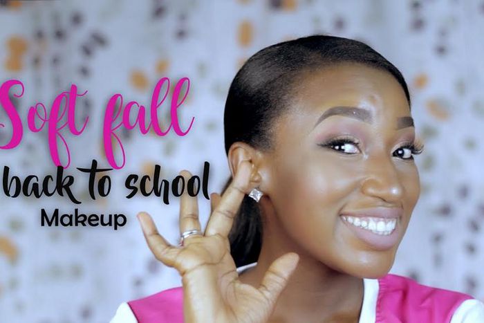 Soft fall back to school makeup
