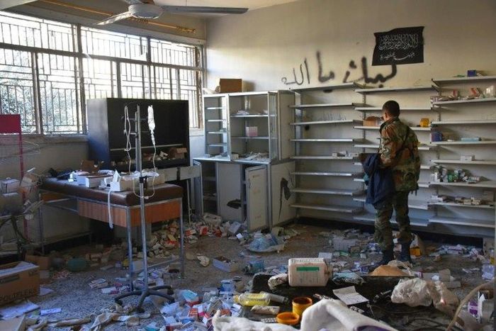 Last week, six western powers said hospitals and schools appeared to have been targeted in bombardments on Aleppo