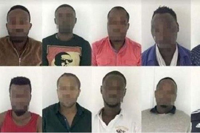 Some of the Nigerian ATM robbers