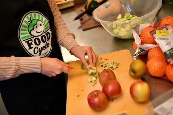 FoodCycle volunteers serve up weekly vegetarian lunches to up to 50 people in Hackney, many of whom have health problems or are at risk of social isolation