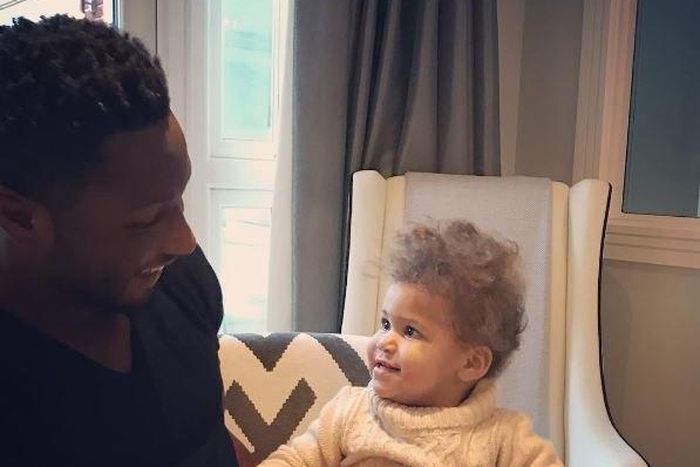 Mikel Obi and daughter