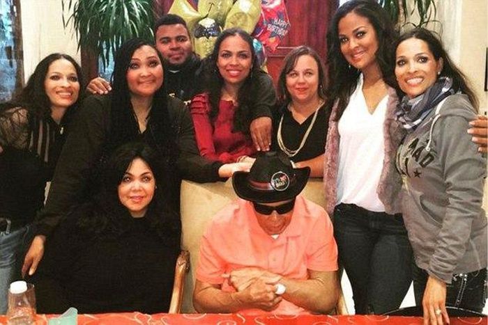 Muhammad Ali and his family