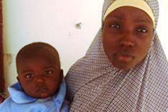 Maryam Ali Maiyanga with her son
