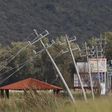 Electricity poles impacted by wind after the passing of Hurricane Patricia are seen in La Union de Tula, Mexico October 24, 2015.