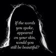 Beauty in your words.