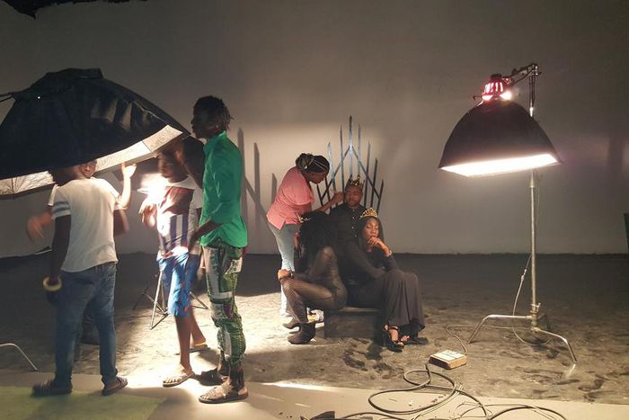 Sani Danja 'Beautiful' video shoot