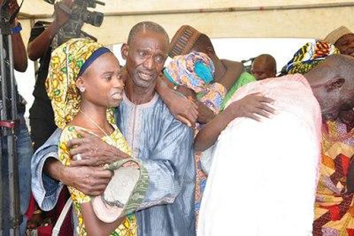 Chibok girls reunite with parents in Abuja