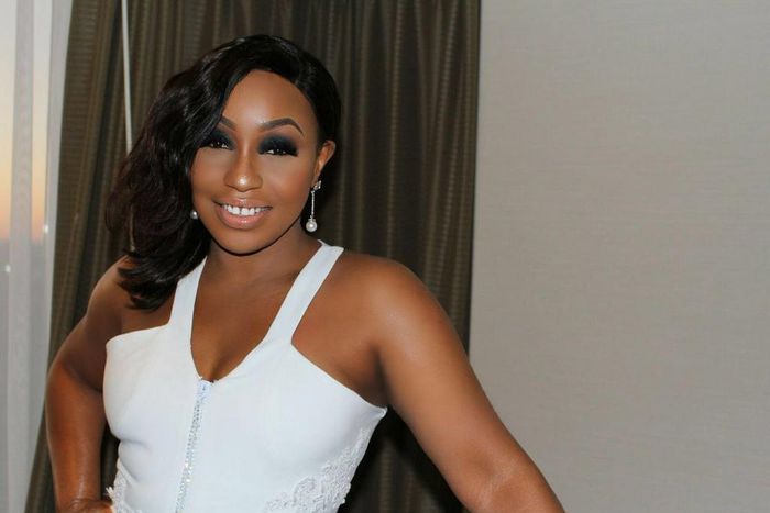 Rita Dominic in jumpsuit by Ejiro Amos Tafiri