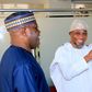 Former Vice President, Atiku Abubakar, Ekiti State Governor, Ayo Fayose and Osun State Governor, Rauf Aregbesola
