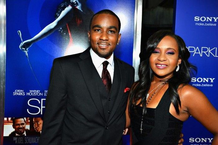 Bobbi Kristina Brown (R) and Nick Gordon arrive at Tri-Star Pictures' "Sparkle" premiere at Grauman's Chinese Theatre on August 16, 2012 in Hollywood, California