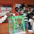 Governor Adams Oshiomhole casting his vote