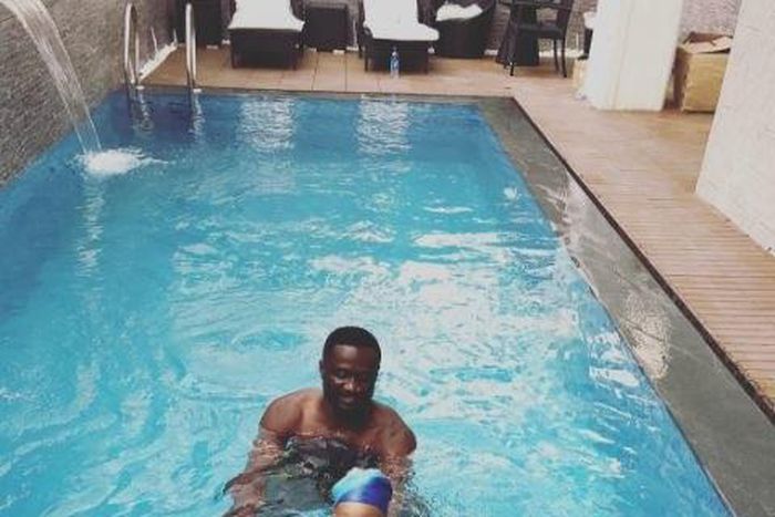 Jude Okoye and daughter, Emma