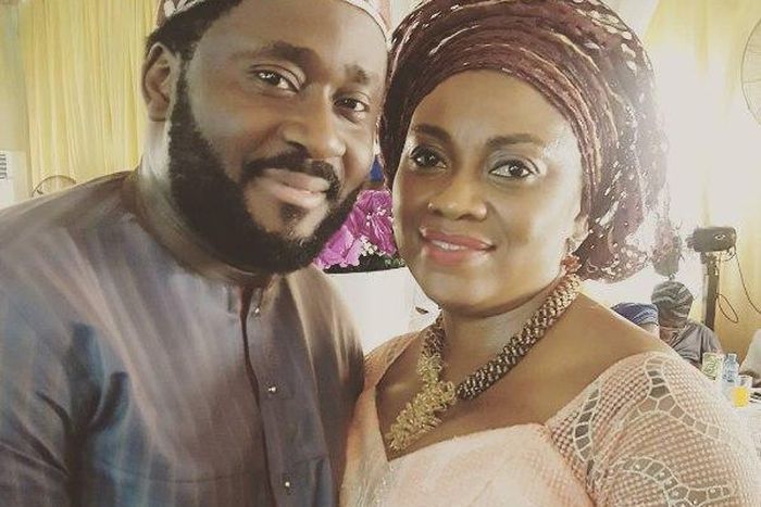 Desmond Elliot and wife