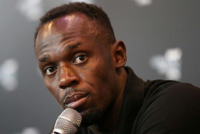 Usain Bolt speaks at a press conference in Monaco on December 2, 2016