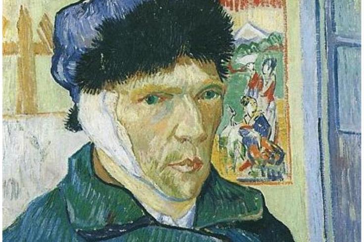Vincent Van Gogh Self-Portrait with Bandaged Ear