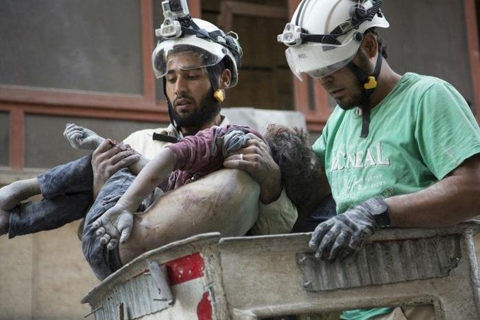 The White Helmets operate in rebel-held territory throughout Syria