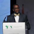The new president of the African Development Bank (AfDB) Akinwumi Adesina of Nigeria speaks during his investiture ceremony in Abidjan September 1, 2015.