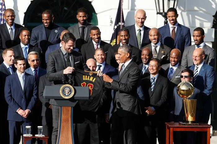 Barack Obama and Cleveland Cavaliers