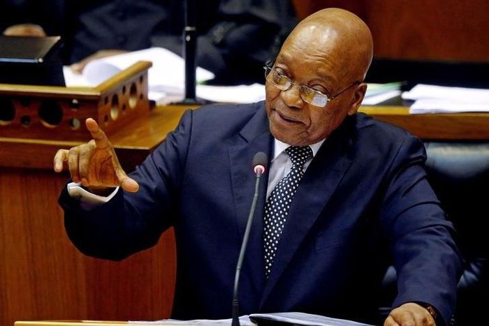 President Jacob Zuma speaks during his question and answer session in Parliament in Cape Town, South Africa, September 13, 2016.