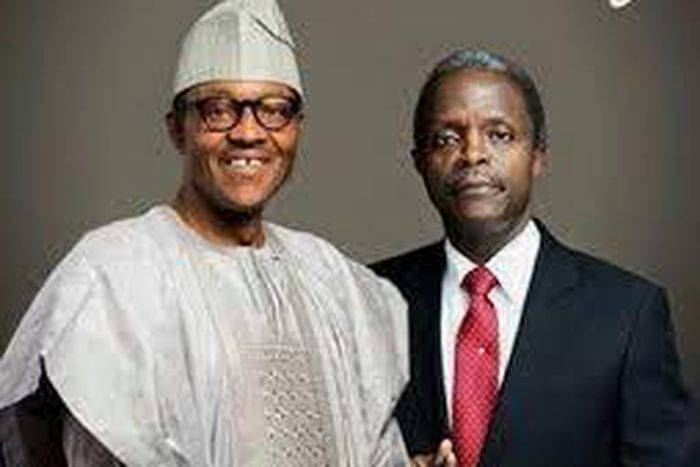 President Buhari and his VP