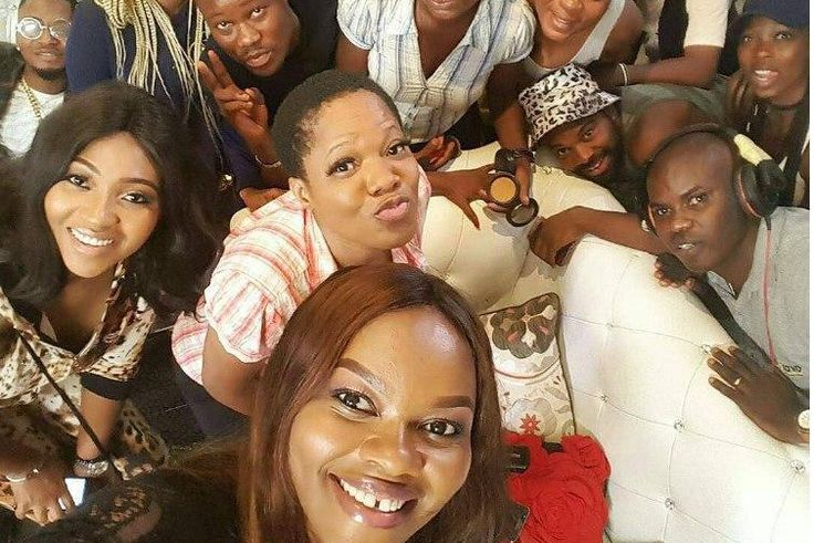 Behind the set of "Alakada Reloaded"