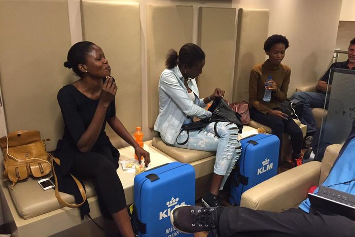 Dare2Dream Girls at the KLM Lounge