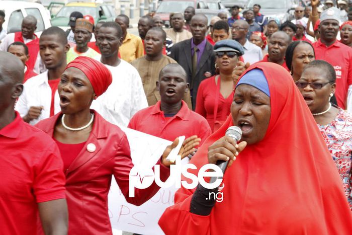Bring Back Our Girls group marches to Aso Rock on August 22, 2016