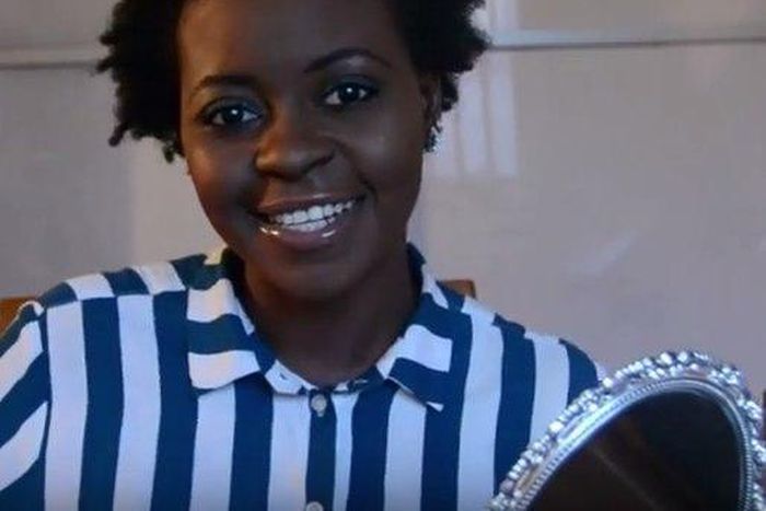 Deola Adebiyi wears a minimal makeup look