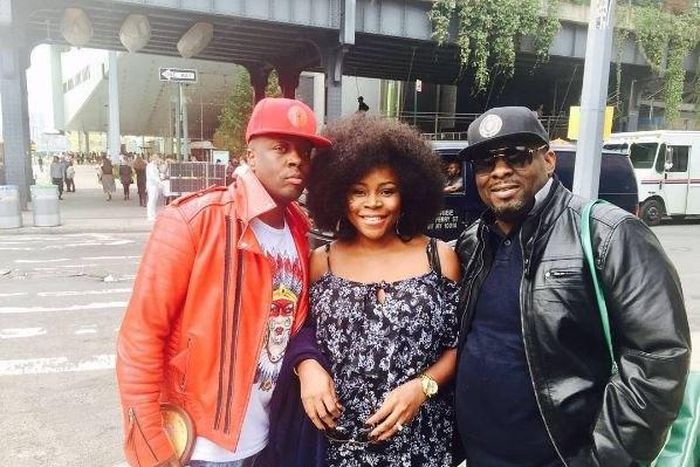 From left to right: Obi Askia, Omawumi, Wyclef Jean