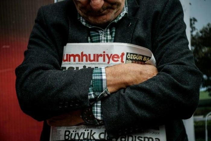 Turkish opposition newspaper Cumhuriyet has taken a strong line against President Recep Tayyip Erdogan's ruling Islamic-rooted Justice and Development Party (AKP)