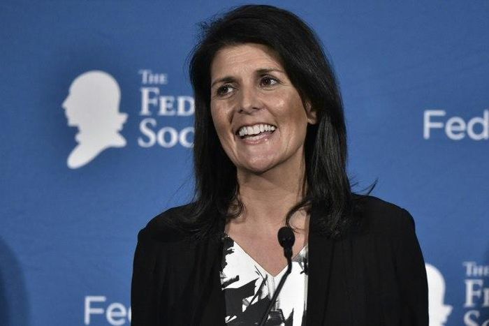 South Carolina Governor Nikki Haley is the first woman chosen for US President-elect Donald Trump's cabinent