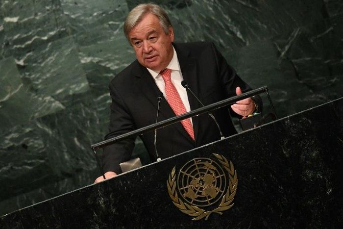 During his address to the General Assembly, UN Secretary-General-designate Antonio Guterres said it was time to stand up both to terrorists and populists, arguing that they "reinforce each other" in their extremism