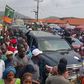 Protesters at INEC office in Ondo state