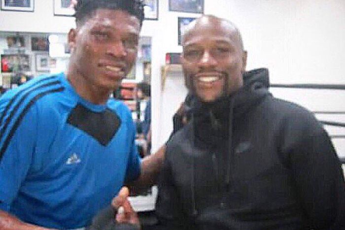 Oluwafemi Oyeleye and Floyd Mayweather
