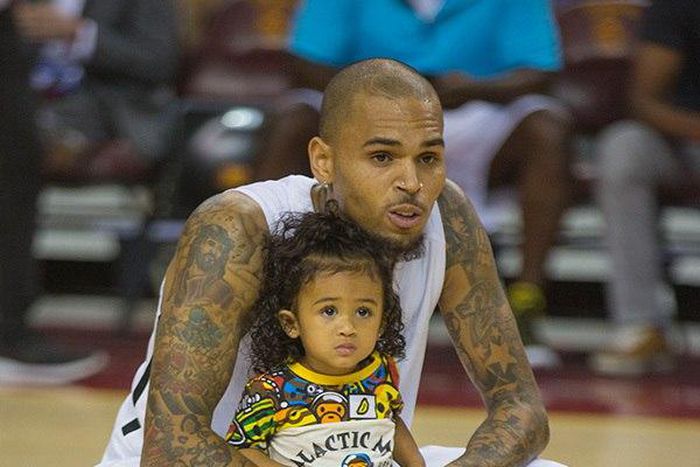 Chris Brown and daughter, Royalty