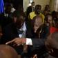 Elected President Jovenel Moise (C) of the PHTK party, greets supporters after speaking to the nation, in the Haitian capital Port-au-Prince