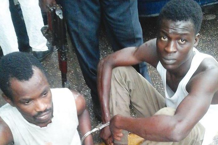 The suspects, John Kojo and Banhusa Abujuny