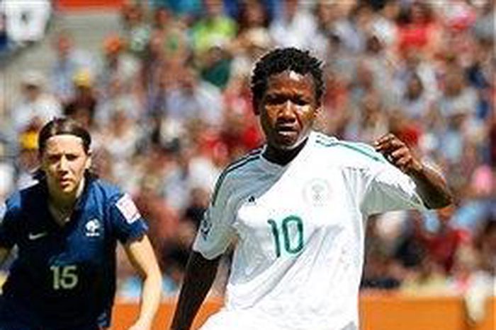 Rita Chikwelu of Nigeria during the FIFA Women's World Cup 2011.