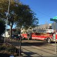 Firefighters said the two-storey warehouse in Oakland seemed to have no sprinklers or smoke detectors
