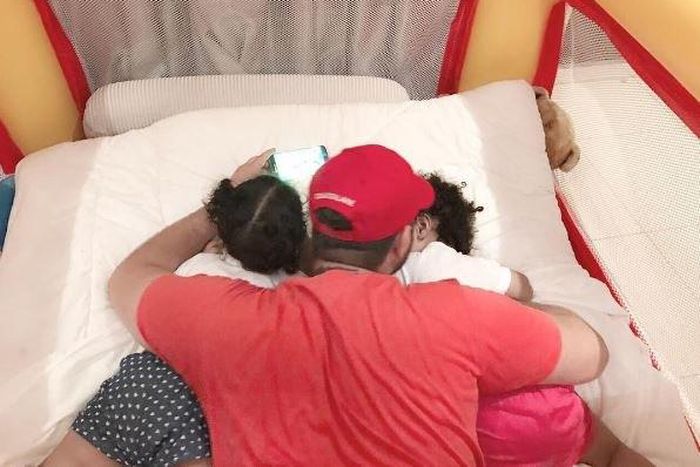 Nadia Buari's twin girls and baby daddy